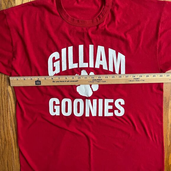 Russell Athletic Nublend  Gilliam Goonies Red T-Shirt Sz Large Y2K Double Sided - Picture 5 of 7